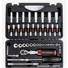 Avtomobil üçün əl aləti dəsti WorldForce 11504, 60 parça 1/4''