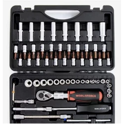 Набор ручного инструмента для автомобиля WorldForce 11504, 60 предметов 1/4''