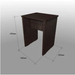 Стул Marina 3563_M25StulStolmaxiVen, ЛДСП, 45x35x35 см, коричневый Стул Marina 3563_M25StulStolmaxiVen, ЛДСП, 45x35x35 см, коричневый
