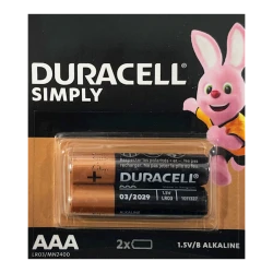 Батарейки Duracell Simply АAA 1.5V 2 шт