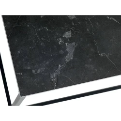 Журнальный стол JYSK Trosterud, 50x100x45 см, МДФ/меламин/металл, черный Журнальный стол JYSK Trosterud, 50x100x45 см, МДФ/меламин/металл, черный