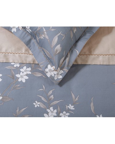 Yataq dəsti Артпостель Арлет, yorğan üzü 175x215 sm, mələfə 240x240 sm, yastıq üzü 50x70/70x70 sm, ikinəfərlik, mako-satin, boz/bej