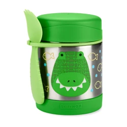 Пищевой термос Skip Hop Zoo Крокодил, нержавеющая сталь, разноцветный, 325 мл