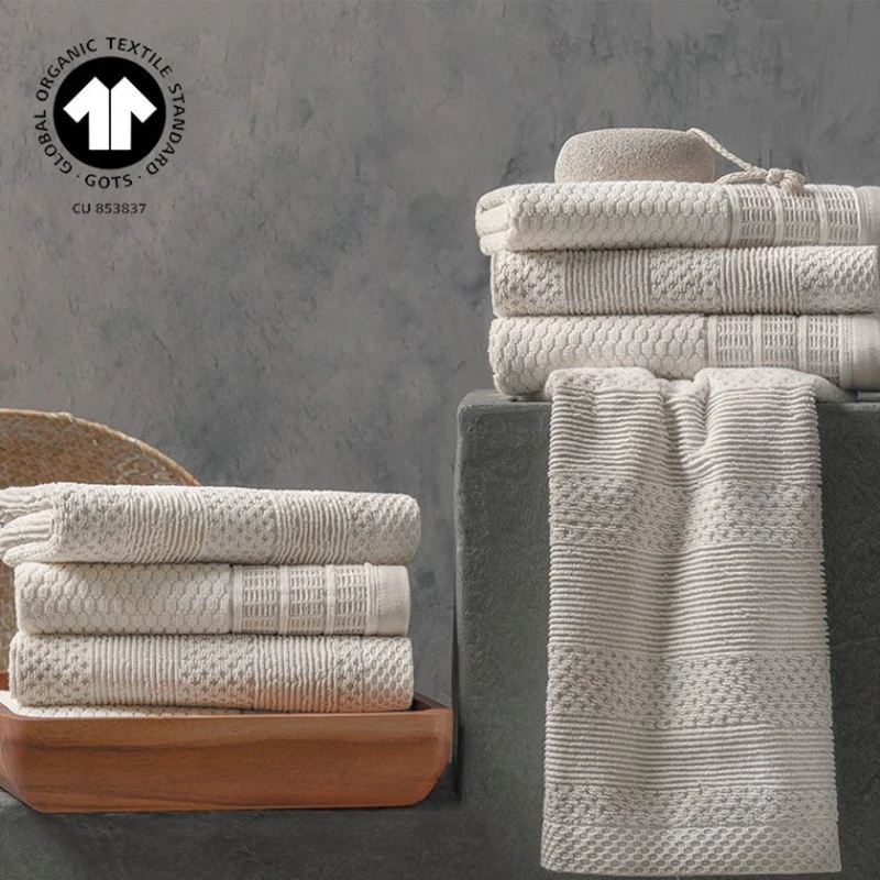 Полотенце банное Lasa Home B1, 70x140 см, хлопок, серый