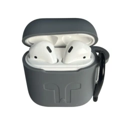 Чехол для наушников Apple Airpods 2 Silicone Gray