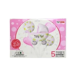 Şar dəsti Inci FF-TZB004 Baby Girl, 5 əd, rəngbərəng