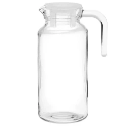 Кувшин Pasabahce Basic 1.3 л, стекло, с крышкой, прозрачный Кувшин Pasabahce Basic 1.3 л, стекло, с крышкой, прозрачный