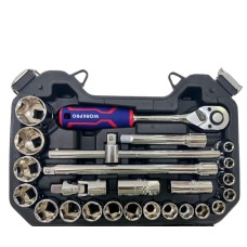 Alət dəsti Workpro W00345N, 10-32 mm, 25 ədəd