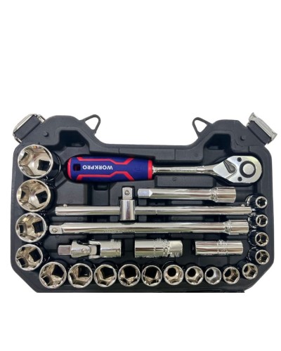 Alət dəsti Workpro W00345N, 10-32 mm, 25 ədəd