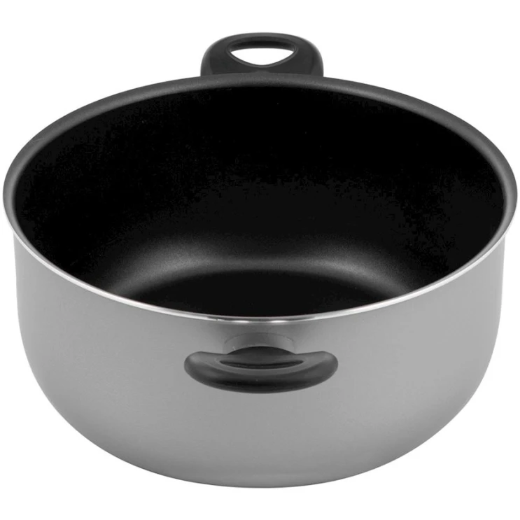 Кастрюля TVS Velvet, 7.6 л, 28 см, алюминий, серая Кастрюля TVS Velvet, 7.6 л, 28 см, алюминий, серая