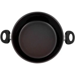 Кастрюля TVS Velvet, 7.6 л, 28 см, алюминий, серая Кастрюля TVS Velvet, 7.6 л, 28 см, алюминий, серая