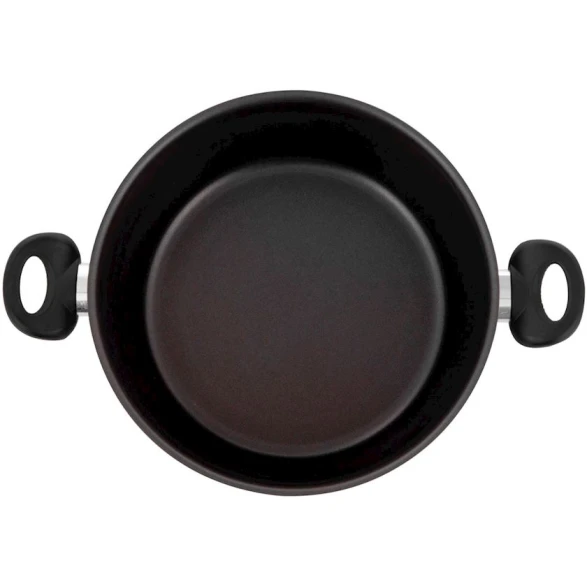 Кастрюля TVS Velvet, 7.6 л, 28 см, алюминий, серая Кастрюля TVS Velvet, 7.6 л, 28 см, алюминий, серая