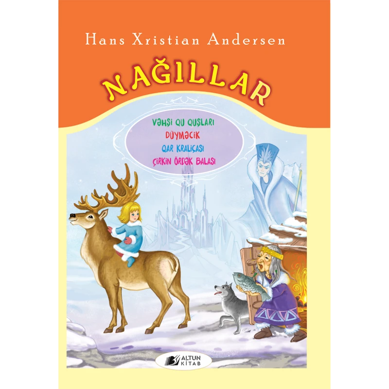 Kitab Altun Kitab Nağıllar, müəllif Hans Xristian Andersen, 72 səh, 6+ yaş