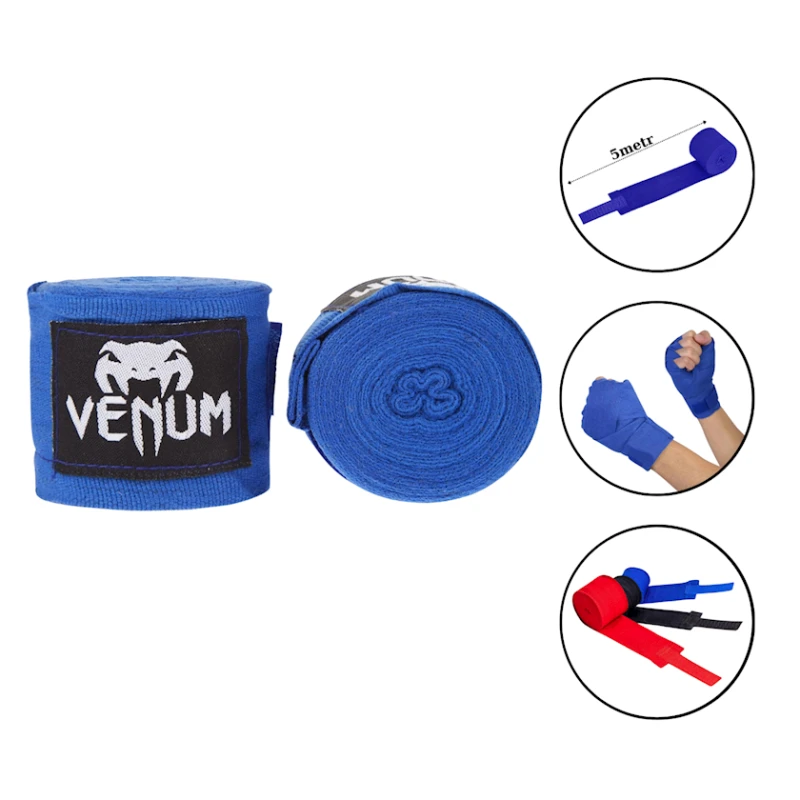 Boks binti Colosseum Venum 2241 5 m, polyester, mavi Boks binti Colosseum Venum 2241 5 m, polyester, mavi