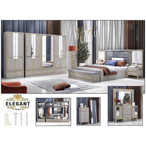 Спальный гарнитур Stil Elegant Nehir SM-158 Спальный гарнитур Stil Elegant Nehir SM-158