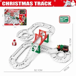 Железная дорога Christmas Track, от 3 лет, разноцветная