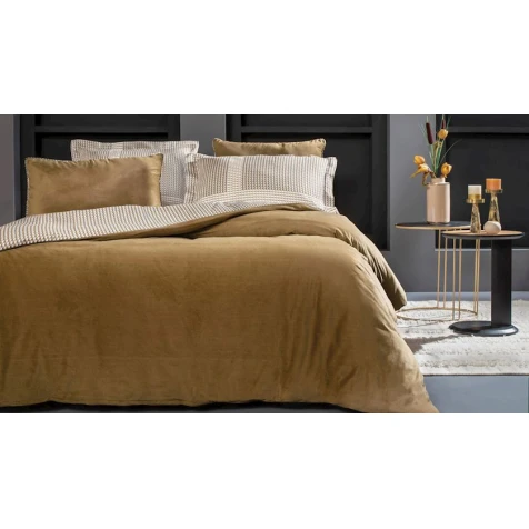 Комплект постельного белья Yataş CharMe Estie, пододеяльник 200х220 см, простыня 240х260 см, наволочка 50х70 см (4 шт), двуспальный, хлопок/полиэстер, коричневый Комплект постельного белья Yataş CharMe Estie, пододеяльник 200х220 см, простыня 240х260 см, наволочка 50х70 см (4 шт), двуспальный, хлопок/полиэстер, коричневый