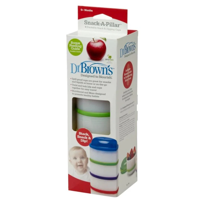 Набор герметических контейнеров Dr. Brown's пластик, 120 мл, 4 шт Набор герметических контейнеров Dr. Brown's пластик, 120 мл, 4 шт