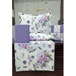 Yataq dəsti Trend Cotton 00004464, yorğan üzü 200x220 sm, mələfə 240x260 sm, 2 yastıq üzü 50x70 sm, ikinəfərlik, pambıq, rəngbərəng