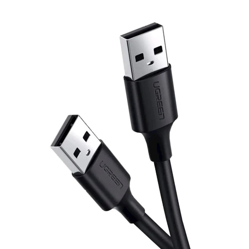 Кабель Ugreen US102 10309 USB 2.0 to USB 2.0 Black, 1 м Кабель Ugreen US102 10309 USB 2.0 to USB 2.0 Black, 1 м