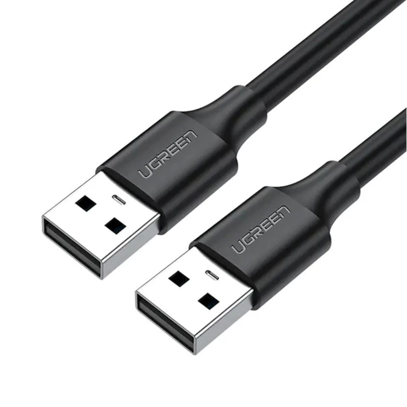 Кабель Ugreen US102 10309 USB 2.0 to USB 2.0 Black, 1 м Кабель Ugreen US102 10309 USB 2.0 to USB 2.0 Black, 1 м