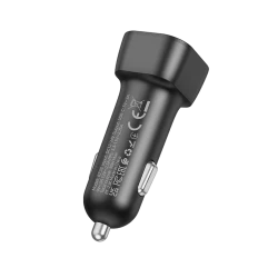 Автомобильное зарядное устройство Borofone BZ28 Black Автомобильное зарядное устройство Borofone BZ28 Black