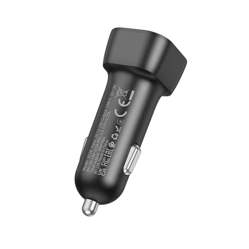 Автомобильное зарядное устройство Borofone BZ28 Black Автомобильное зарядное устройство Borofone BZ28 Black