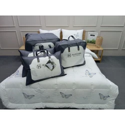 Комплект одеяла, матраса и подушки Hanzade SHA-2960, односпальный, одеяло 155х215 см, матрас 100х200 см, подушка 50х70 см, сатин/хлопок, белый Комплект одеяла, матраса и подушки Hanzade SHA-2960, односпальный, одеяло 155х215 см, матрас 100х200 см, подушка 50х70 см, сатин/хлопок, белый