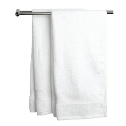 Полотенце банное JYSK Karlstad By Kronborg, 70x140 см, хлопок, белый