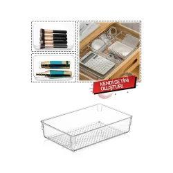 Органайзер Soft Chef scp-22, 22.5х15х5.5 см, пластик, прозрачный