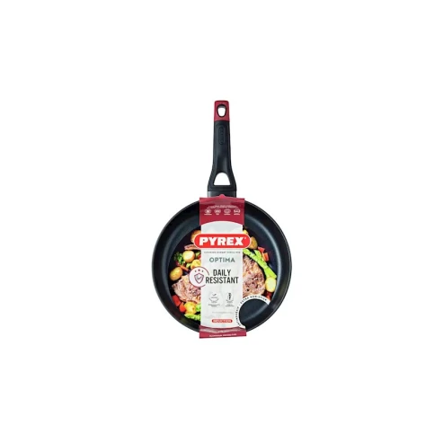 Tava Pyrex Optima, 26 sm, alüminium yapışmayan örtük ilə, rəng qara Tava Pyrex Optima, 26 sm, alüminium yapışmayan örtük ilə, rəng qara