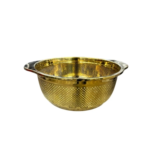 Süzgəc, paslanmayan polad, qızılı, 30 sm Süzgəc, paslanmayan polad, qızılı, 30 sm