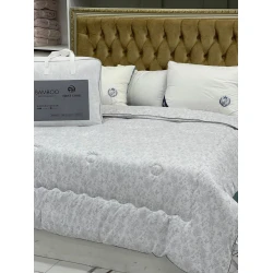 Одеяло First Home SHA-00002596, односпальное, хлопок/бамбук, разноцветное, 155x215 см Одеяло First Home SHA-00002596, односпальное, хлопок/бамбук, разноцветное, 155x215 см