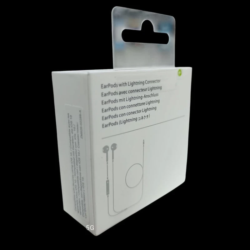 Simli qulaqlıq Apple EarPods Lightning port forması ilə
