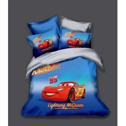 Комплект детского постельного белья MiraNova SF-491, пододеяльник 160х220 см, простыня 160х220 см, наволочки 50х70 см, разноцветный Комплект детского постельного белья MiraNova SF-491, пододеяльник 160х220 см, простыня 160х220 см, наволочки 50х70 см, разноцветный