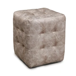 Пуфик 79, ткань, коричневый, 40x35x35 см Пуфик 79, ткань, коричневый, 40x35x35 см