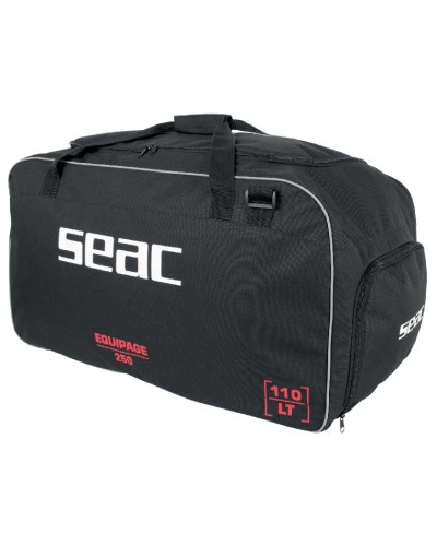 Dalış çantası Seac Sub Equipage 250 110 LT, Qara