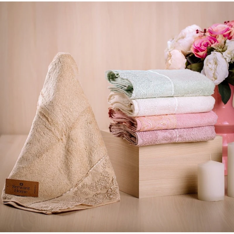 Полотенце для лица и рук Serwant Manila, 50х90 см, хлопок, бежевое Полотенце для лица и рук Serwant Manila, 50х90 см, хлопок, бежевое