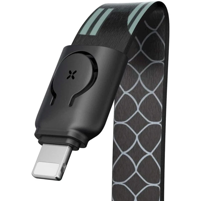 Кабель USB Baseus Gold Collar lanyard Data Cable USB 2.4A, 85 см Pop Black