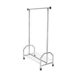 Вешалка для одежды Wenko, 121x185x52 см, металл, на колесиках, серый