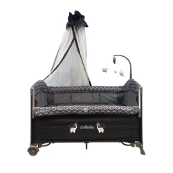 Кровать-манеж ТАК-1-ТБ-60х120, коричневый