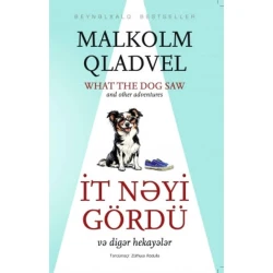 Kitab Qanun Nəşriyyatı İt nəyi gördü, müəllif Malkolm Qladvel Kitab Qanun Nəşriyyatı İt nəyi gördü, müəllif Malkolm Qladvel