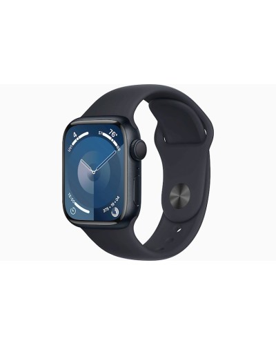 Ağıllı saat Apple Watch Series 9 GPS 41mm Midnight Aluminium Case with Midnight Sport Band - M/L Model A2978 (MR8X3QR/A)