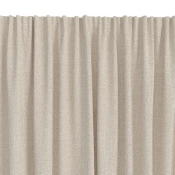 Штора JYSK ALDRA 5053007, 1x140x300 см, полиэстер,бежевый