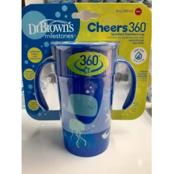 Держатель для бутылок с узким горлышком Dr.Brown's Cheers 360°, 300 мл, синий Держатель для бутылок с узким горлышком Dr.Brown's Cheers 360°, 300 мл, синий