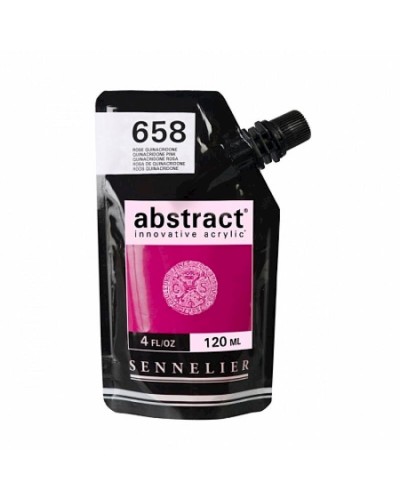 Akril boya Sennelier Abstract 658 Quinacridone Pink, 120 ml