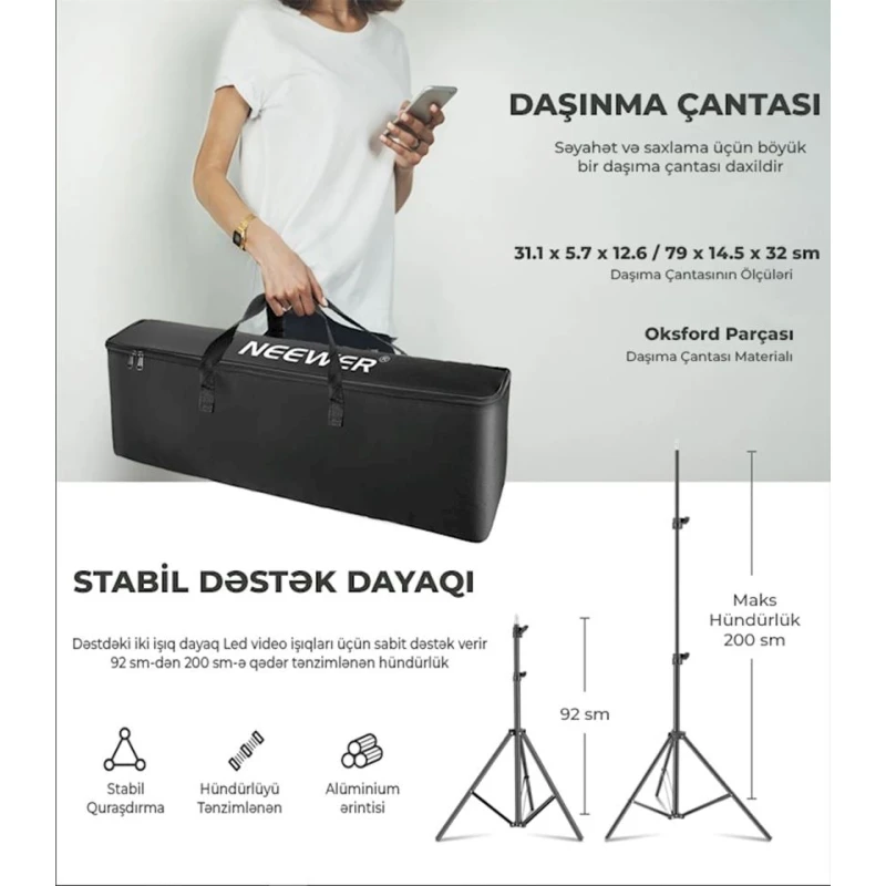 Осветитель светодиодный Neewer 660 Pro RGB II