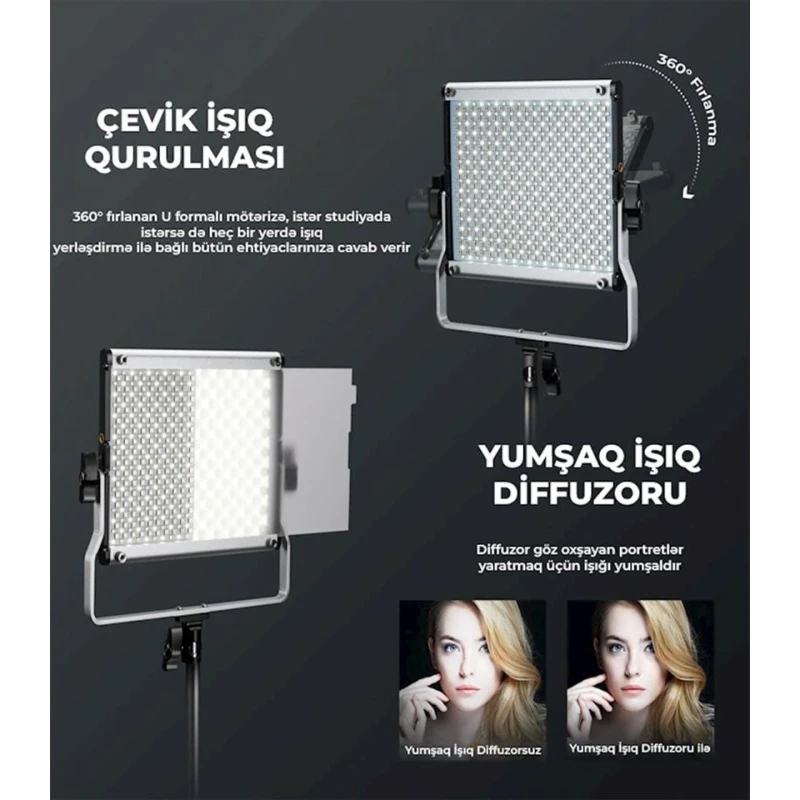 Осветитель светодиодный Neewer 660 Pro RGB II