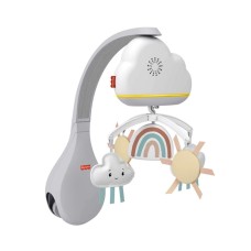 Uşaq mobil Fisher-Price HBP40 Rainbow, boz