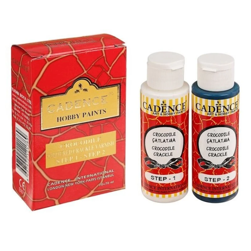 Кракелюр двухшаговый Cadence Crocodile Crackle Oil Green, 70+70 мл, зеленый Кракелюр двухшаговый Cadence Crocodile Crackle Oil Green, 70+70 мл, зеленый
